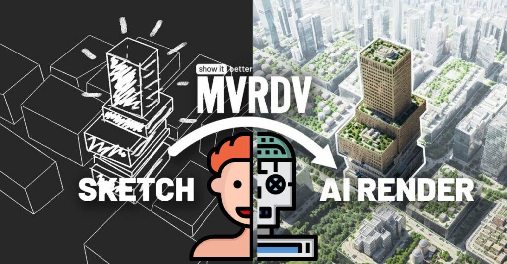 MVRDV and AI Rendering