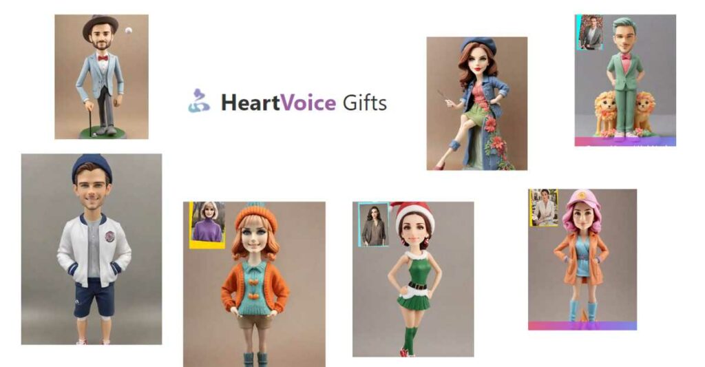 HeartVoice Gifts: AI-Powered Custom Bobbleheads for Gifts