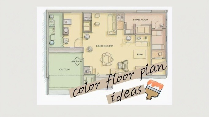 color floor plan